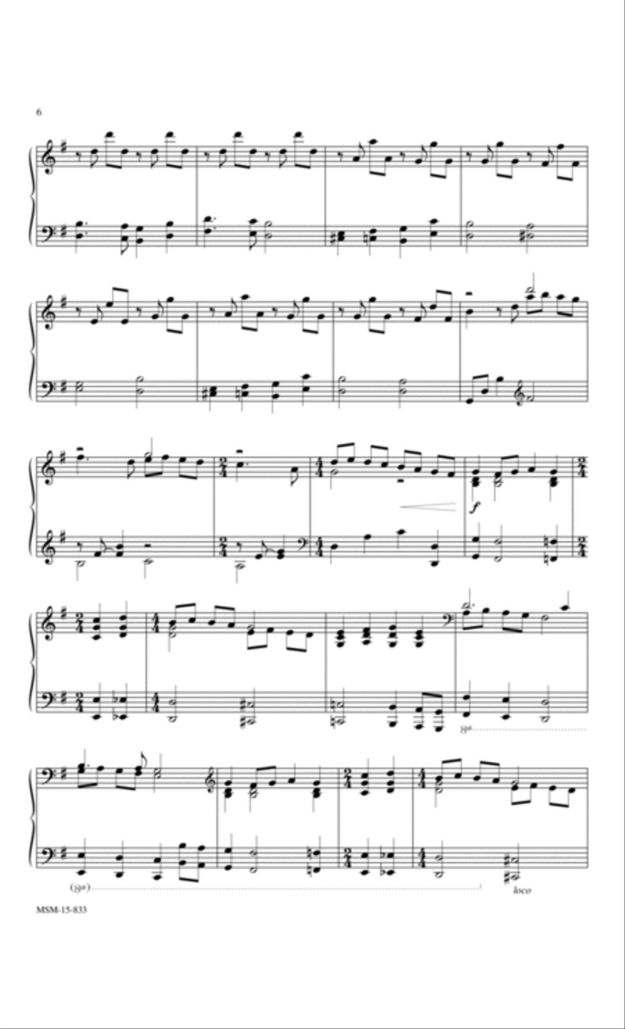 Morning Has Broken Piano Solo scores gallery preview page 6