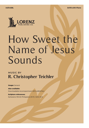 Book cover for How Sweet the Name of Jesus Sounds