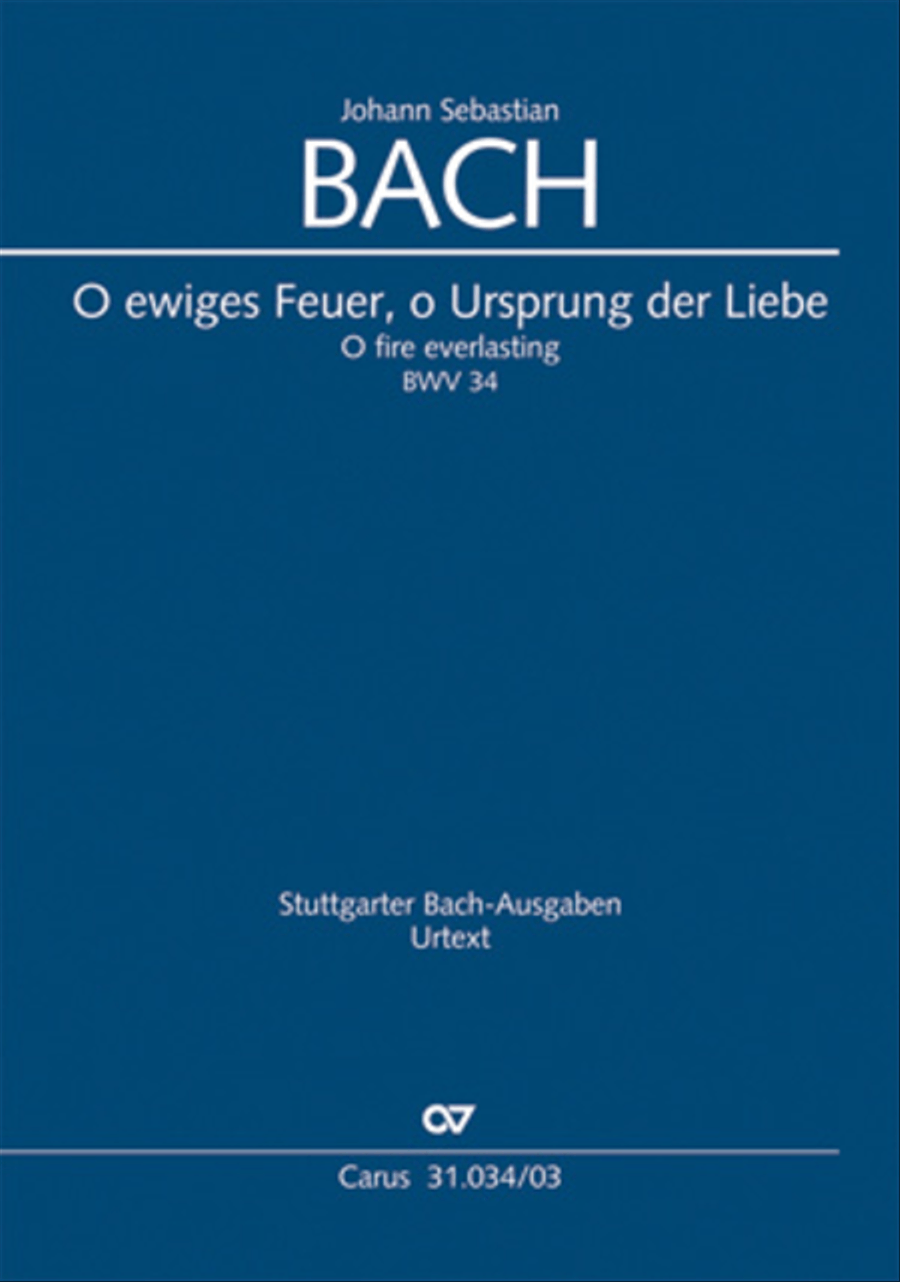 O fire everlasting (O ewiges Feuer, o Ursprung der Liebe) ATB scores gallery preview page 1