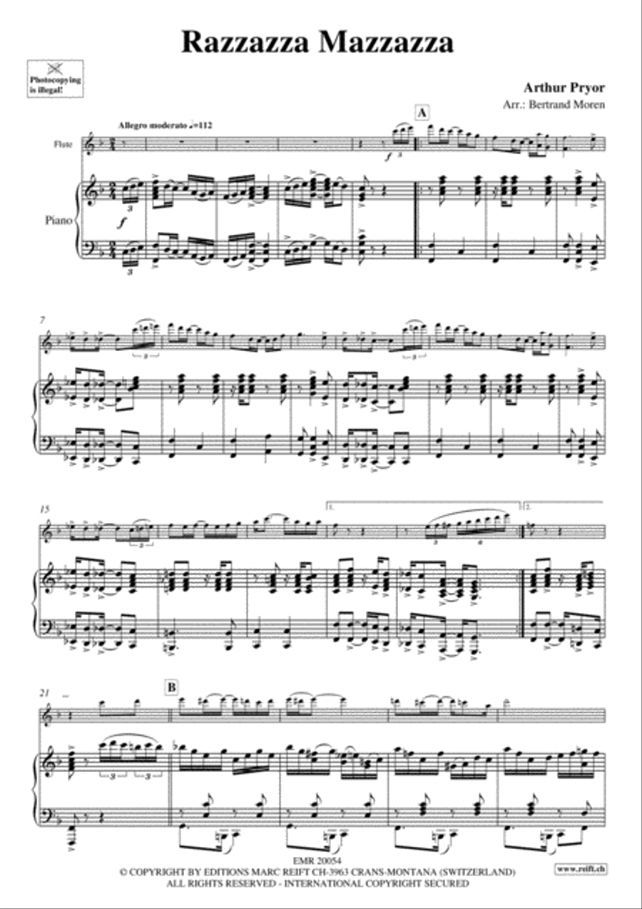 Razzazza Mazzazza Razzazza Mazzazza Flute Solo scores gallery preview page 3