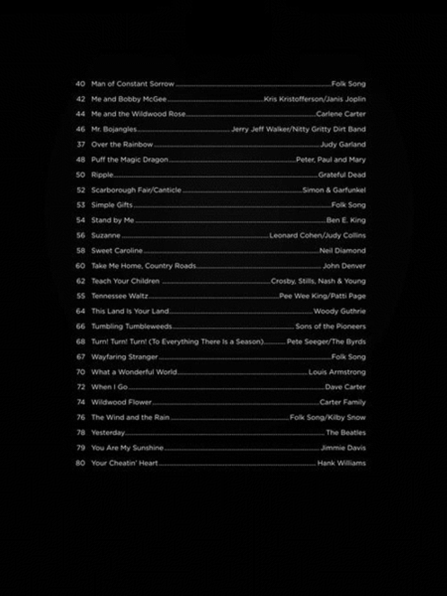 First 50 Songs You Should Play on Autoharp Autoharp scores gallery preview page 4