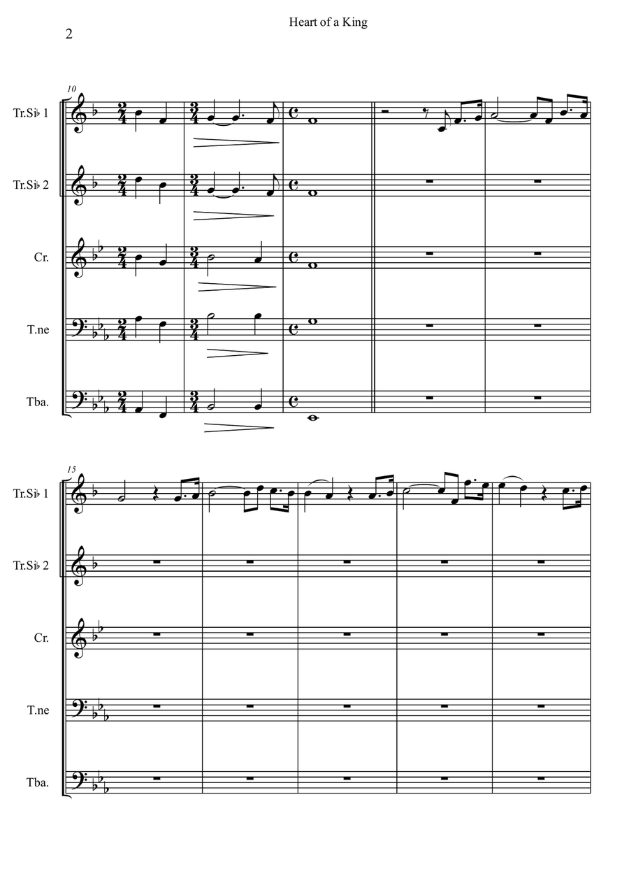 The Man In The Iron Mask The Man In The Iron Mask Brass Ensemble scores gallery preview page 3