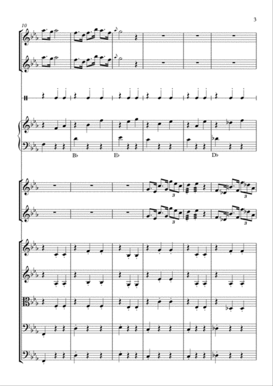 Emerald Stars Large Ensemble scores gallery preview page 3