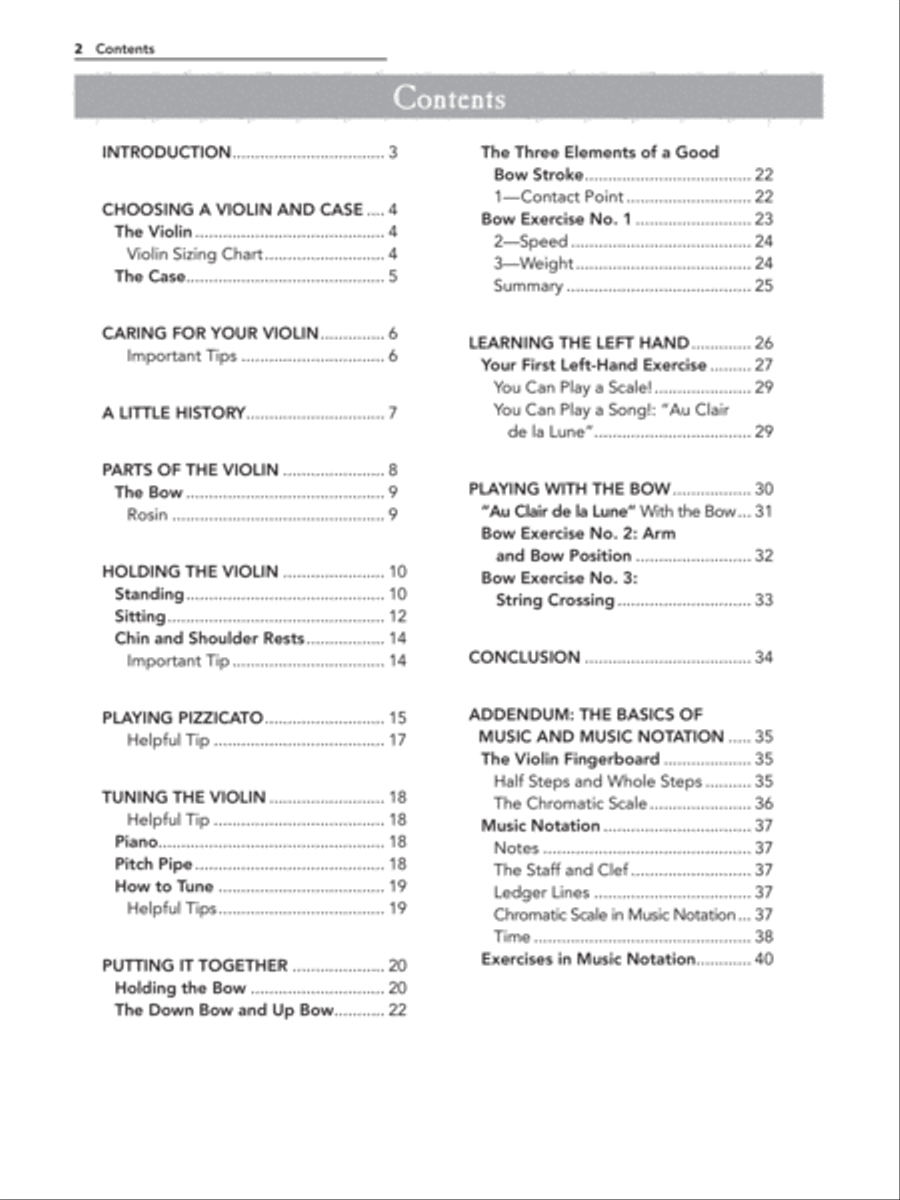 Ultimate Beginner Violin Basics Violin scores gallery preview page 2