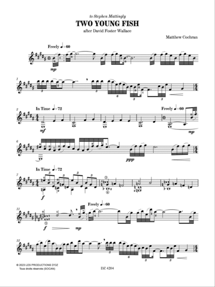 Two Young Fish Two Young Fish Classical Guitar scores gallery preview page 2