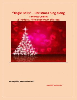 Jingle Bells - Christmas Sing along (For Brass Quintet - 2 Trumpets, Horn, Euphonium and Tuba)