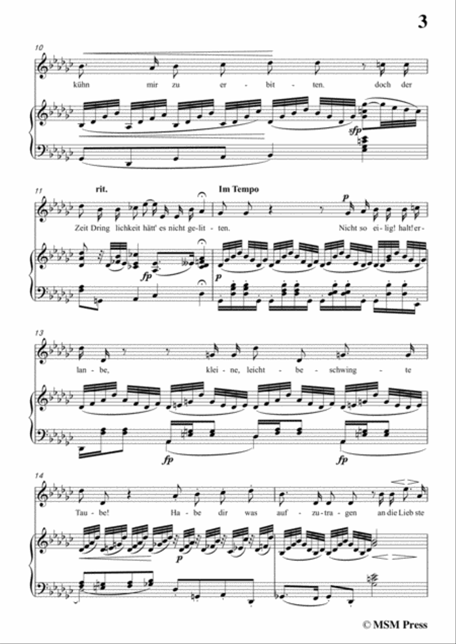 Schumann-Aufträge,in G flat Major,Op.77,No.5,for Voice and Piano Voice Solo scores gallery preview page 5