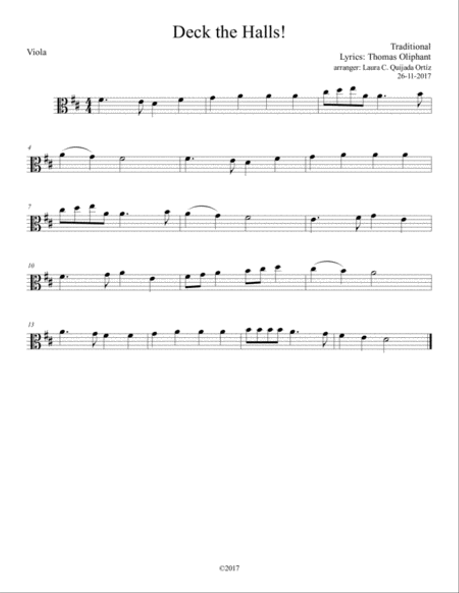 Deck the Halls! Beginning Children String Orchestra, PARTS ONLY String Orchestra scores gallery preview page 3