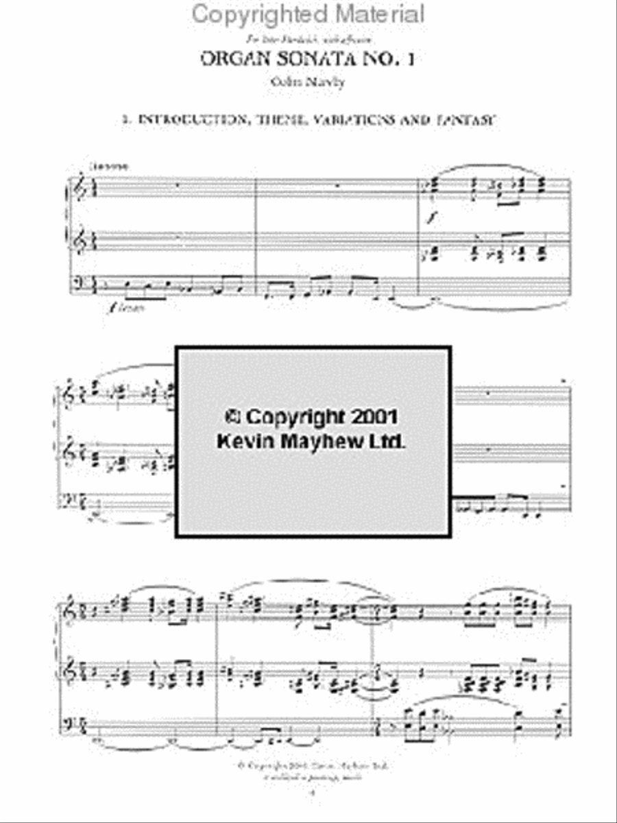 Organ Sonata No 1 Organ scores gallery preview page 2