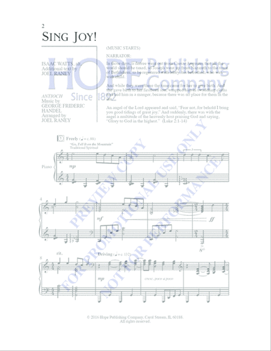Joy! 4-Part scores gallery preview page 5