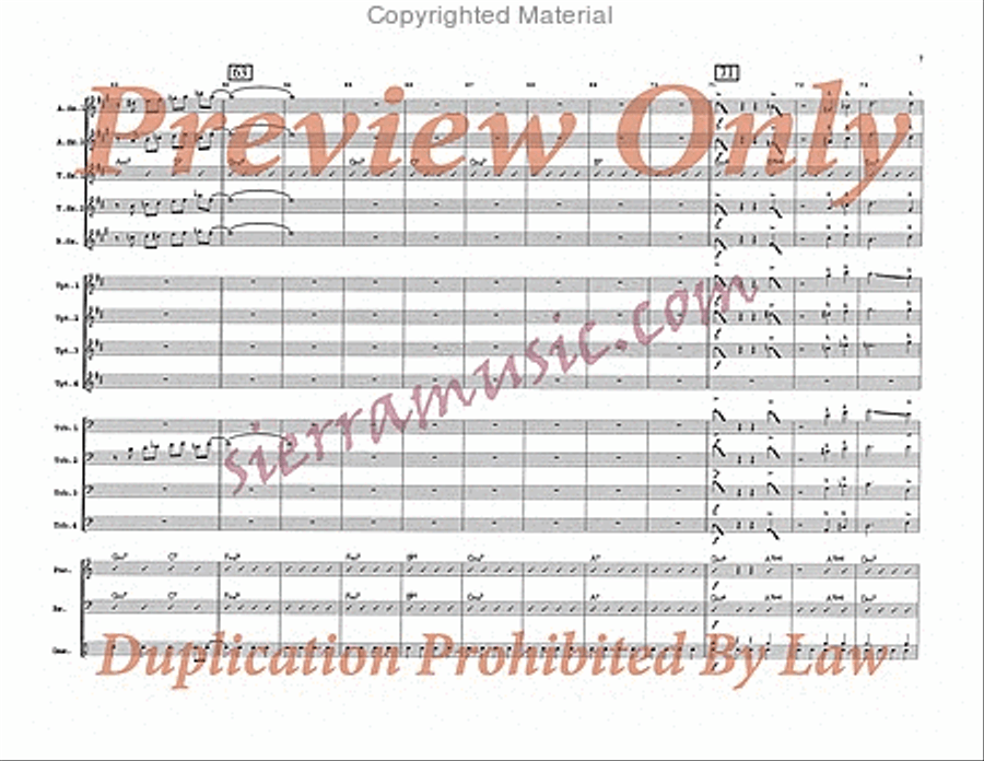 After You've Gone Big Band scores gallery preview page 8