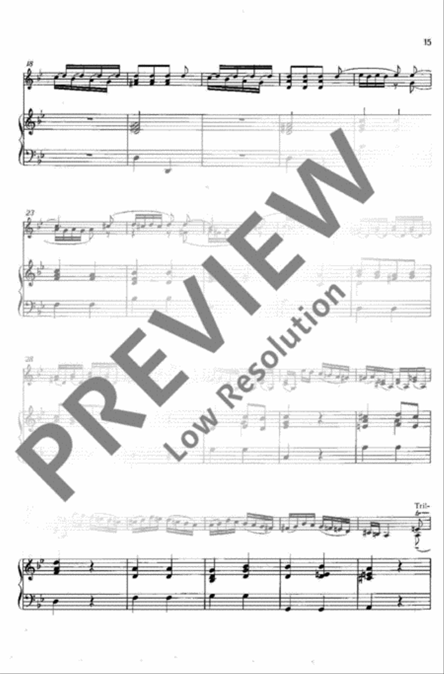 Sonata G Minor Violin Solo scores gallery preview page 16