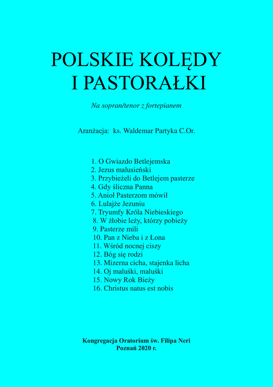 Polskie kolędy i pastorałki / Polish christmas carols and pastorales High Voice scores gallery preview page 1