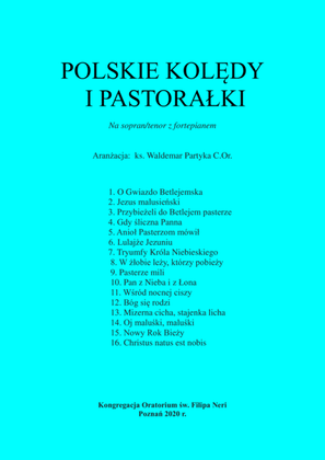 Book cover for Polskie kolędy i pastorałki / Polish christmas carols and pastorales