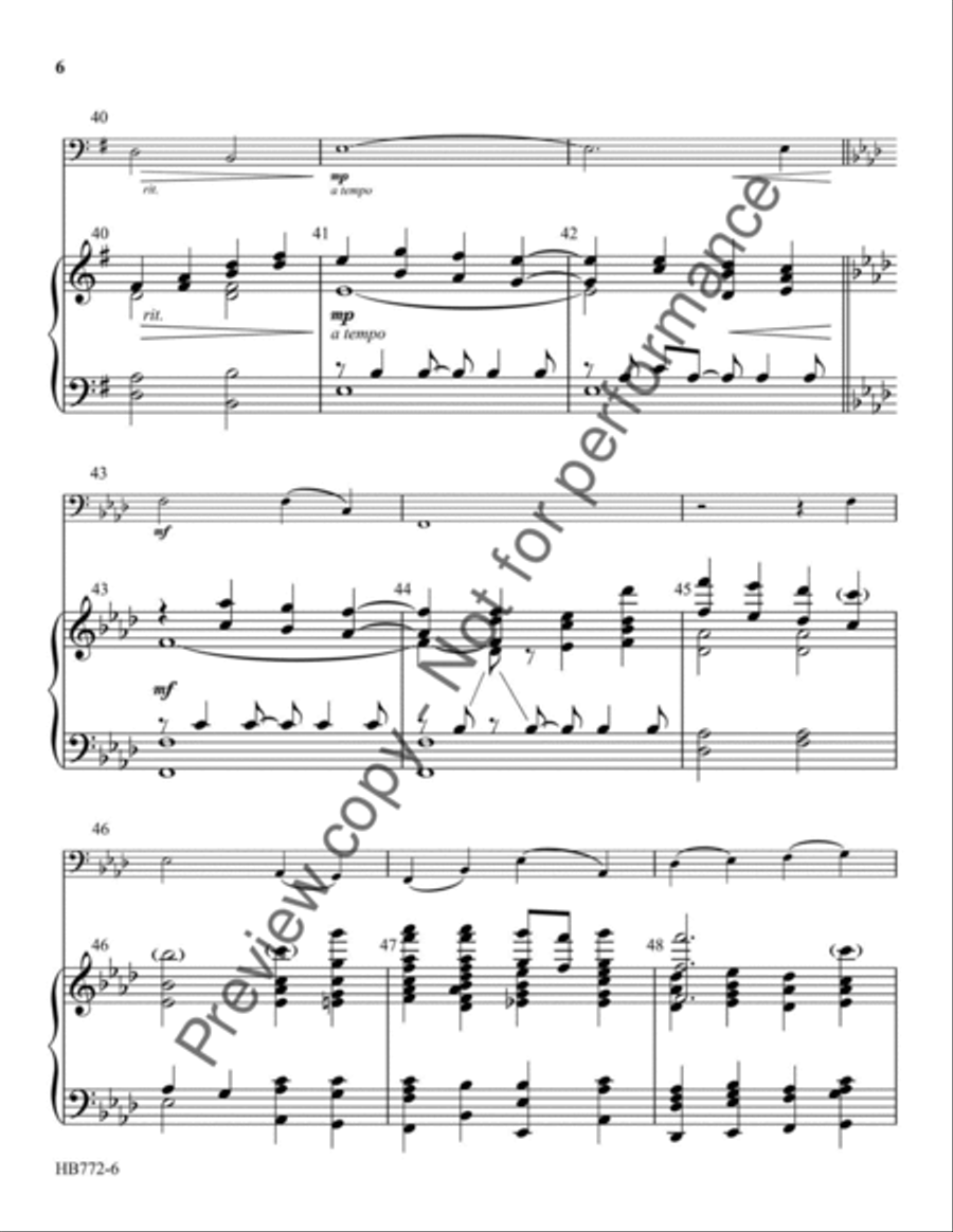 Wounded and Afflicted 5-Octaves scores gallery preview page 7