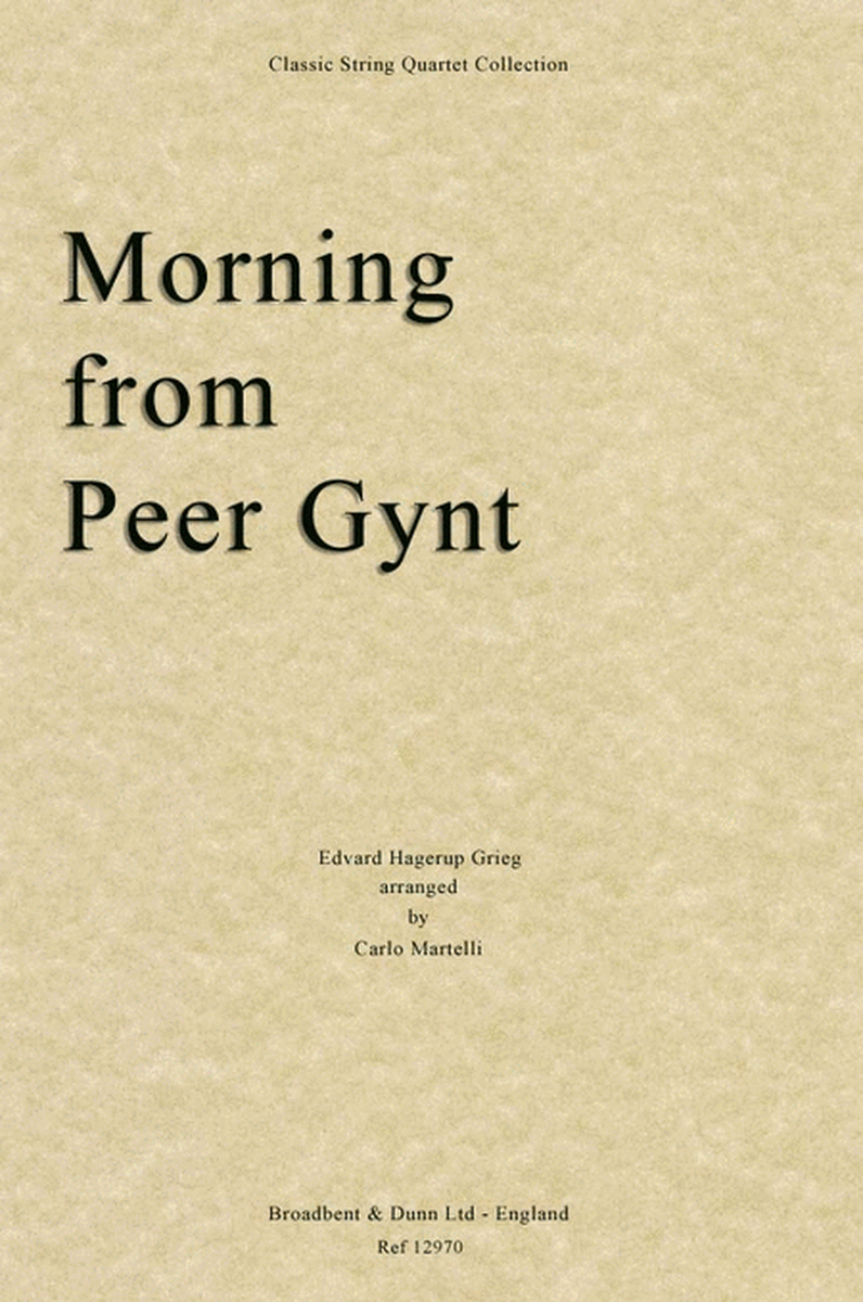 Morning from Peer Gynt