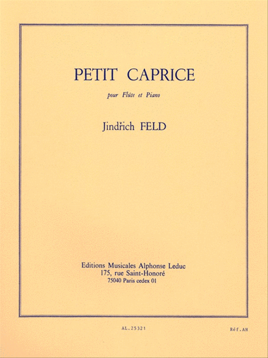 Petit Caprice (flute & Piano) Flute Solo scores gallery preview page 1