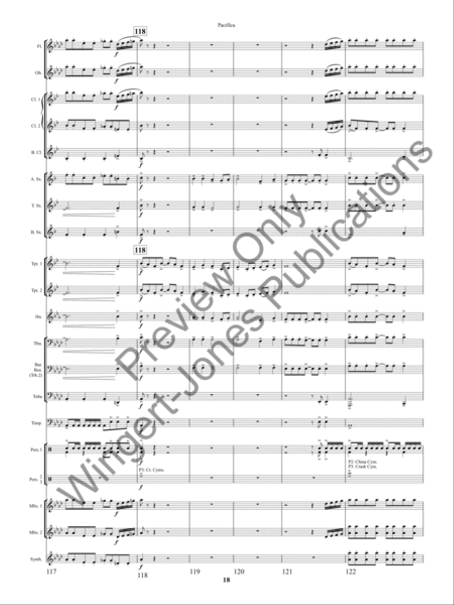 Pacifica Concert Band scores gallery preview page 21