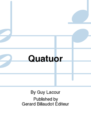 Book cover for Quatuor