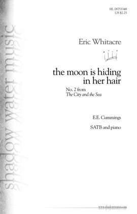 the moon is hiding in her hair