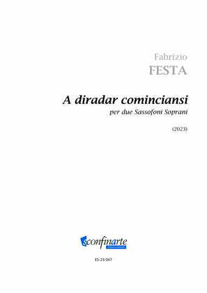 Book cover for Fabrizio Festa: A diradar cominciansi (ES-23-047)