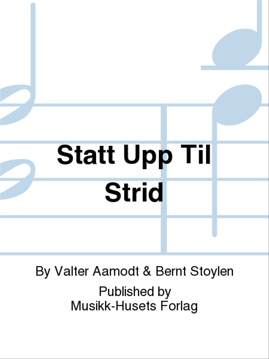 Statt Upp Til Strid Men's Choir scores gallery preview page 1