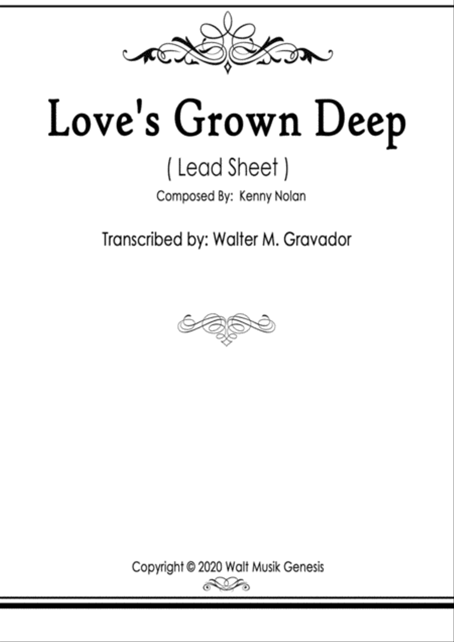 Love's Grown Deep Small Ensemble scores gallery preview page 1