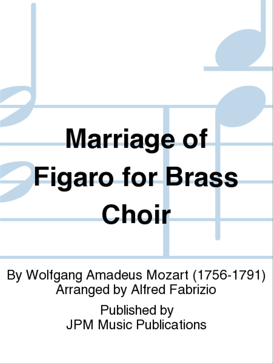 Marriage of Figaro for Brass Choir School and Community scores gallery preview page 1