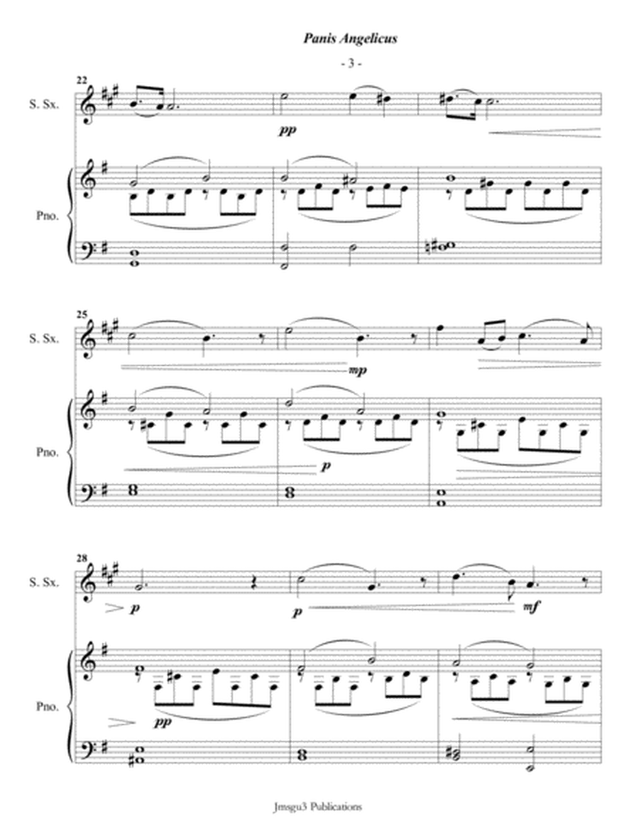 Franck: Panis Angelicus for Soprano Sax & Piano image number null