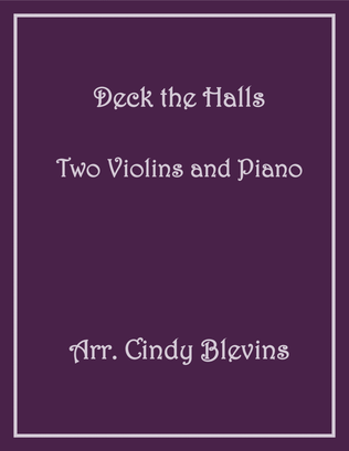 Book cover for Deck the Halls, Two Violins and Piano