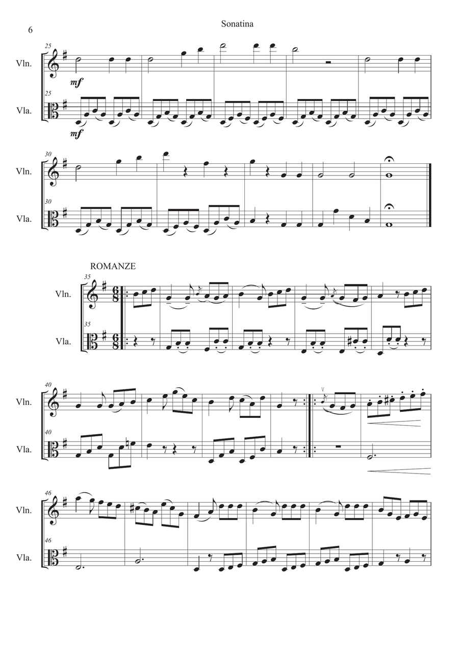 The Violin and Viola Duet Book - 21 Traditional and Classical Melodies for Violin and Viola String Duet scores gallery preview page 6