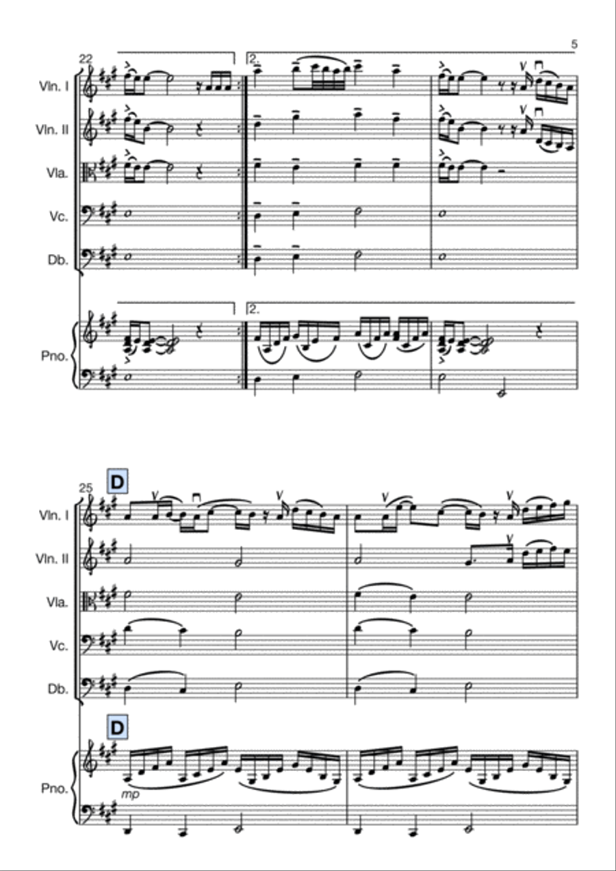 Nightingale Large Ensemble scores gallery preview page 5