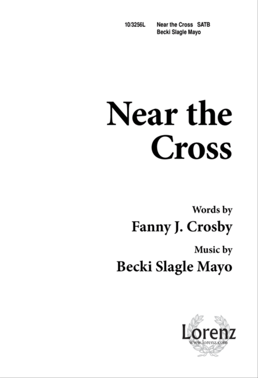 Near the Cross 4-Part scores gallery preview page 1