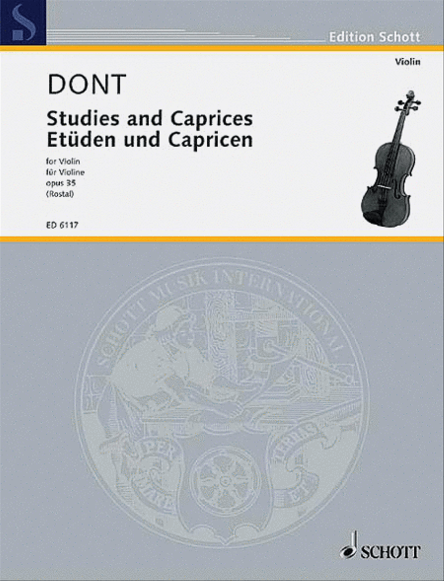 Etudes and Caprices, Op. 35 Violin Solo scores gallery preview page 1