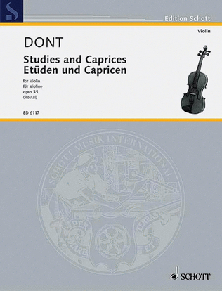 Book cover for Etudes and Caprices, Op. 35