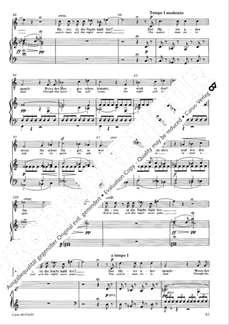 Hymn of Praise, MWV A 18 SSAATB scores gallery preview page 62