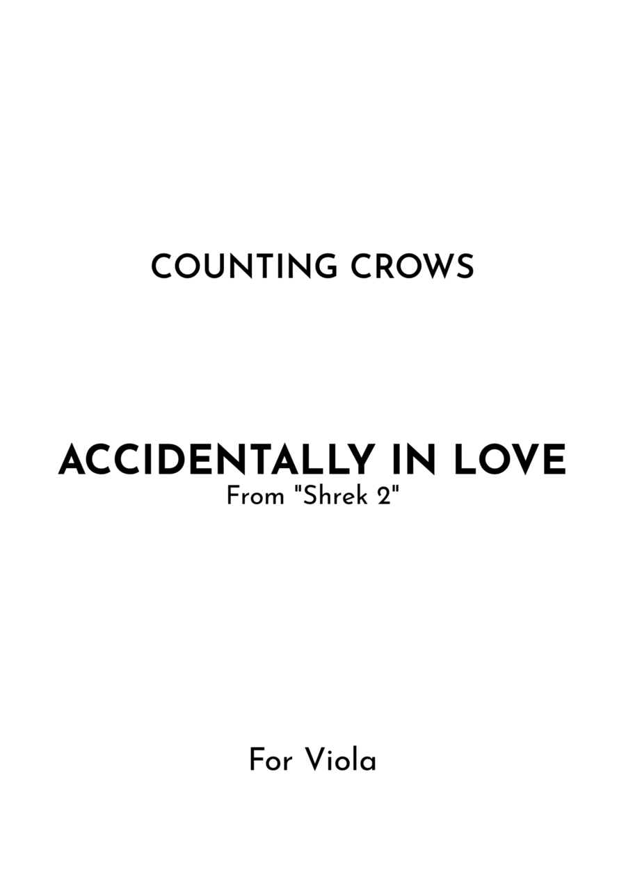 Accidentally In Love Accidentally In Love Viola Solo scores gallery preview page 1