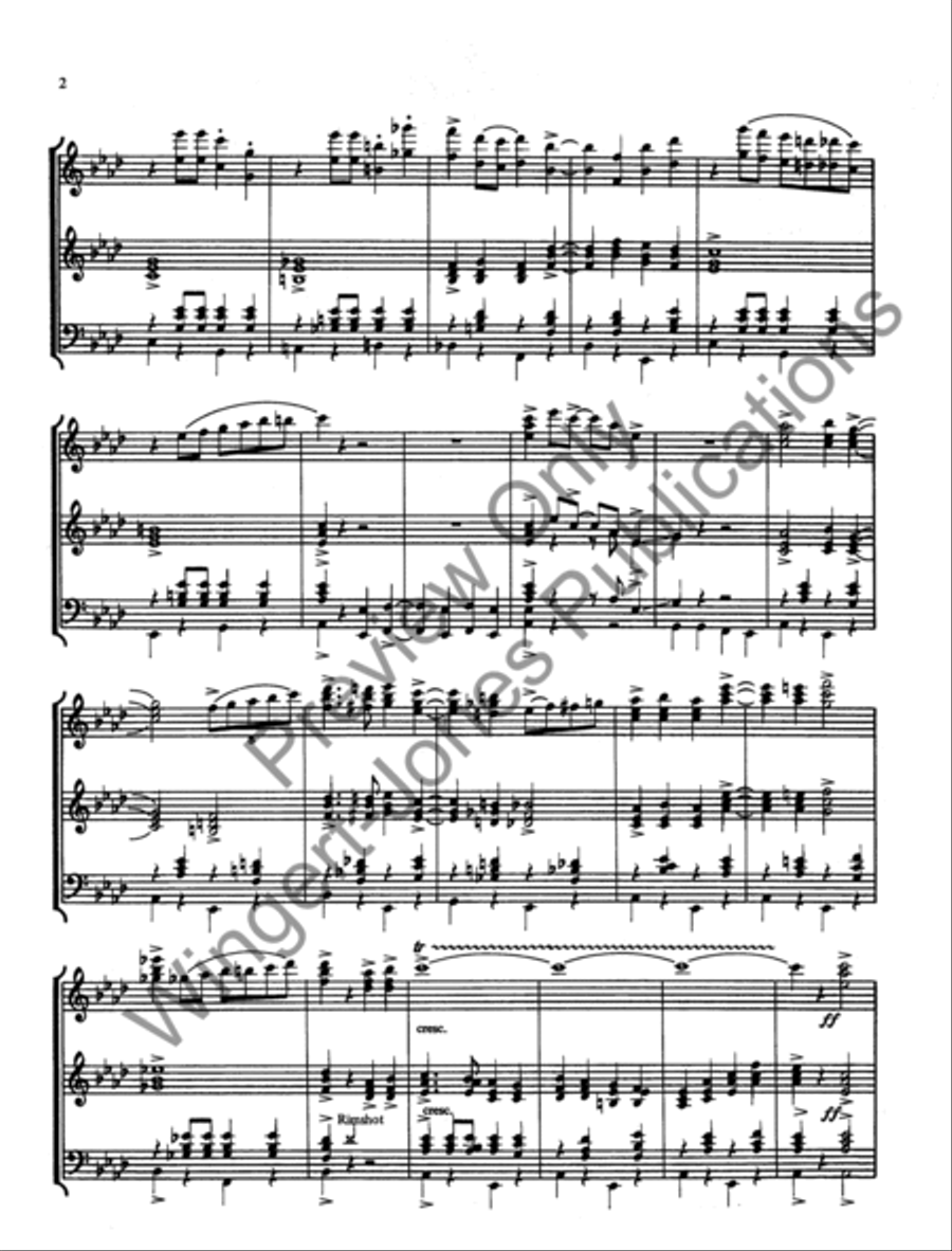 Tour De Force (Score) Concert Band scores gallery preview page 4