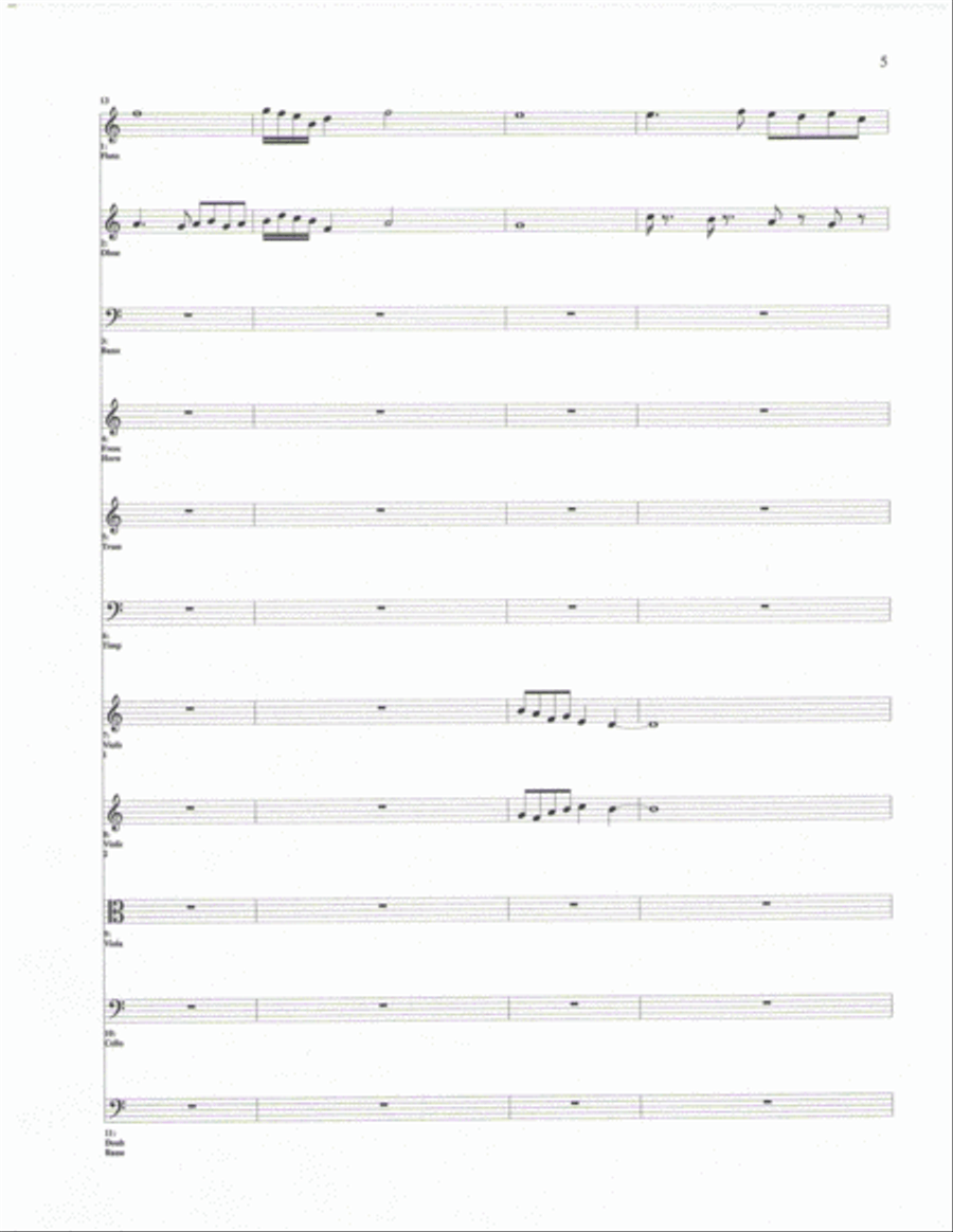 Timaeus 1st Movement Timaeus 1st Movement Small Ensemble scores gallery preview page 5