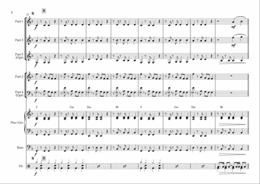 Geronimo Jazz Ensemble scores gallery preview page 6