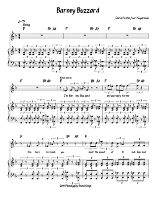 Barney Buzzard - Piano/Vocal/Guitar