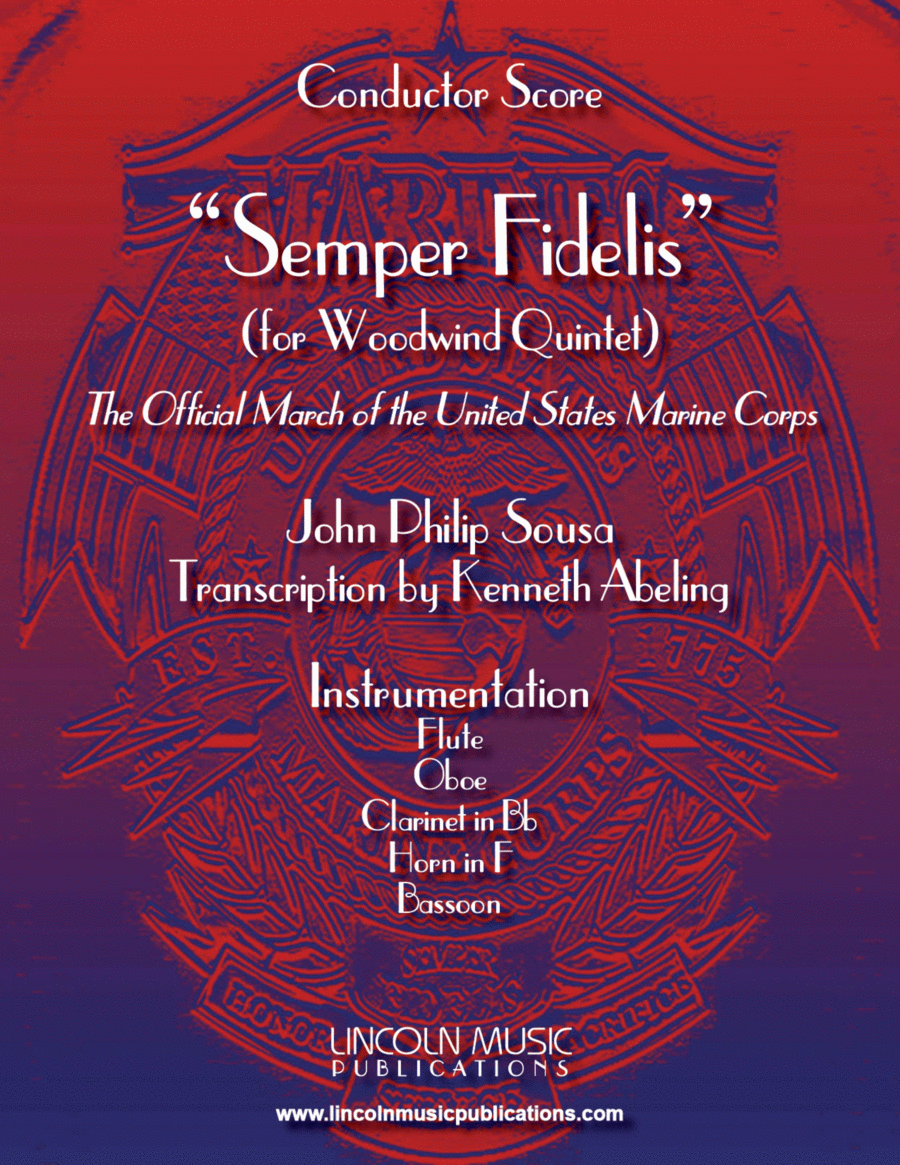 March - Semper Fidelis (for Woodwind Quintet) image number null