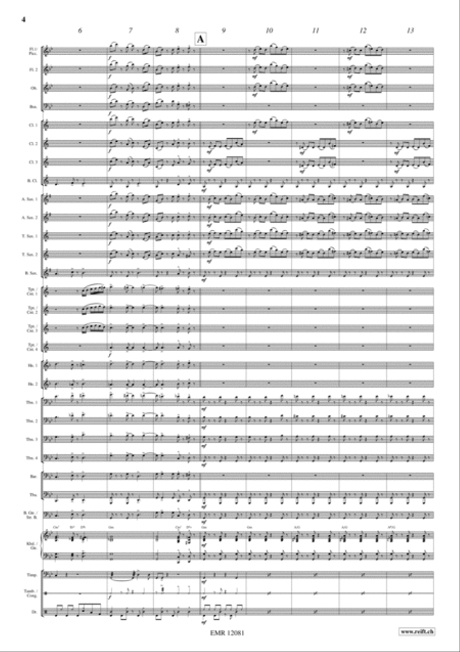 Libertango Concert Band scores gallery preview page 4