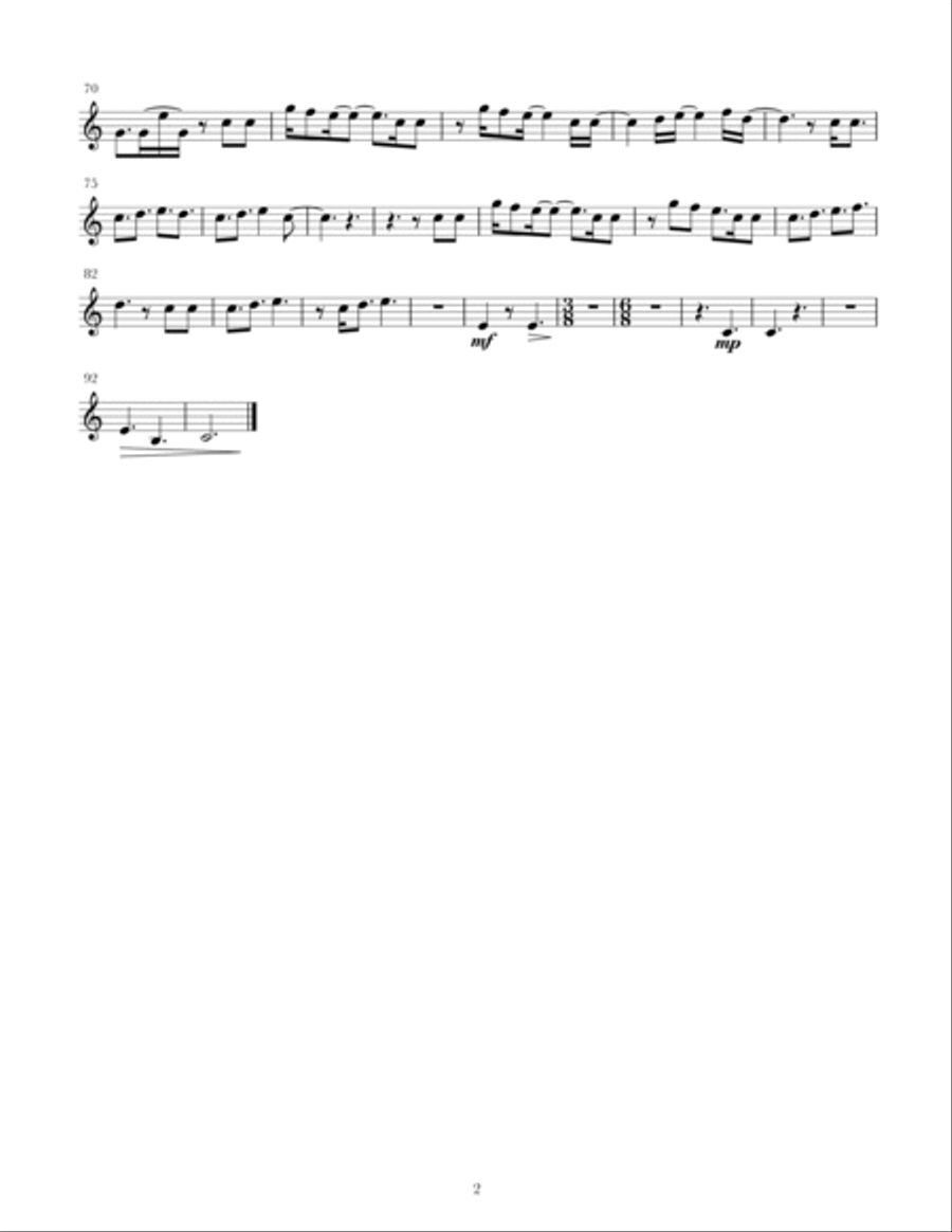 Gale Song String Quartet scores gallery preview page 6