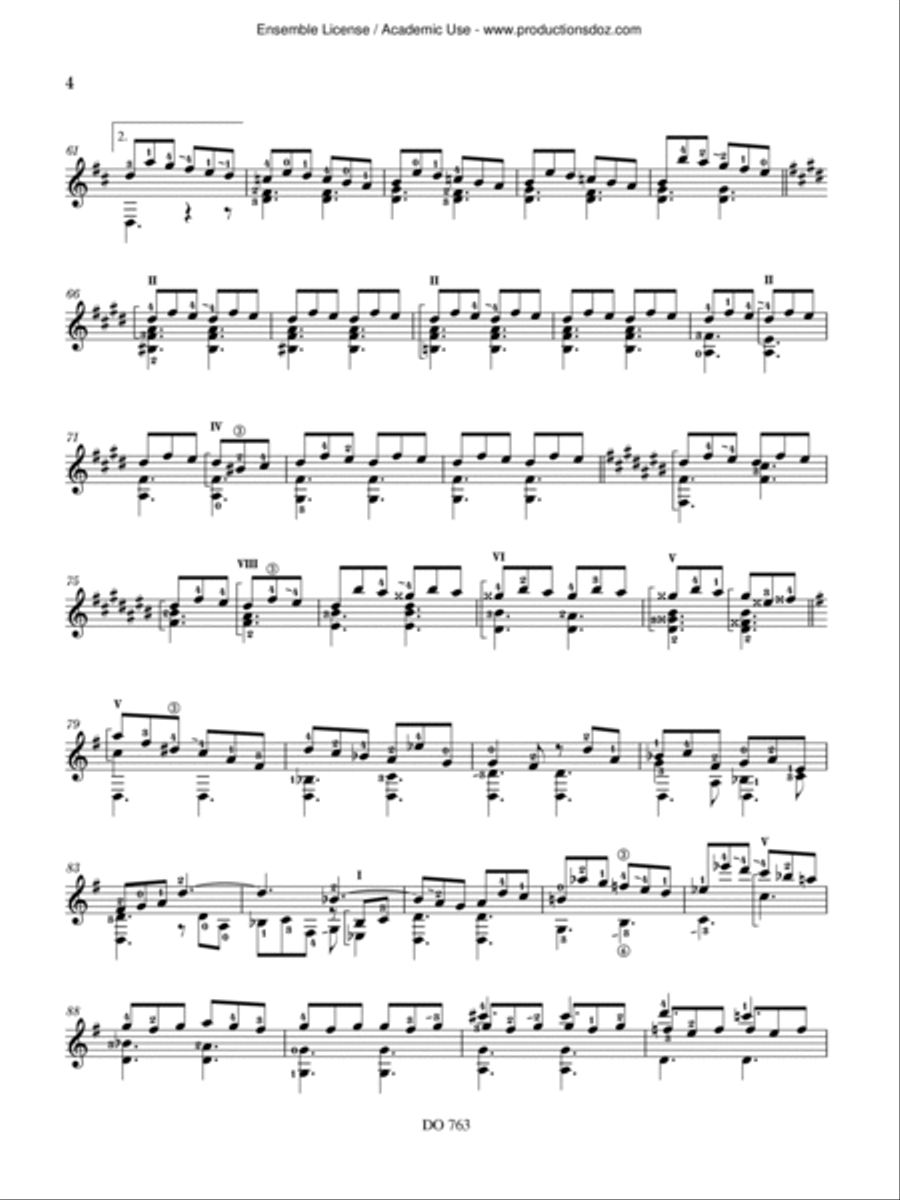2 Sonates, vol. 3, K. 319, 69 Classical Guitar scores gallery preview page 4