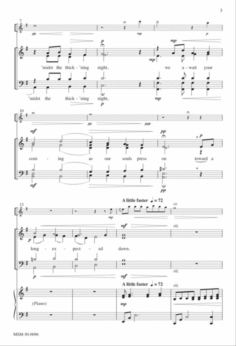 Long-Expected Dawn Long-Expected Dawn 4-Part scores gallery preview page 2