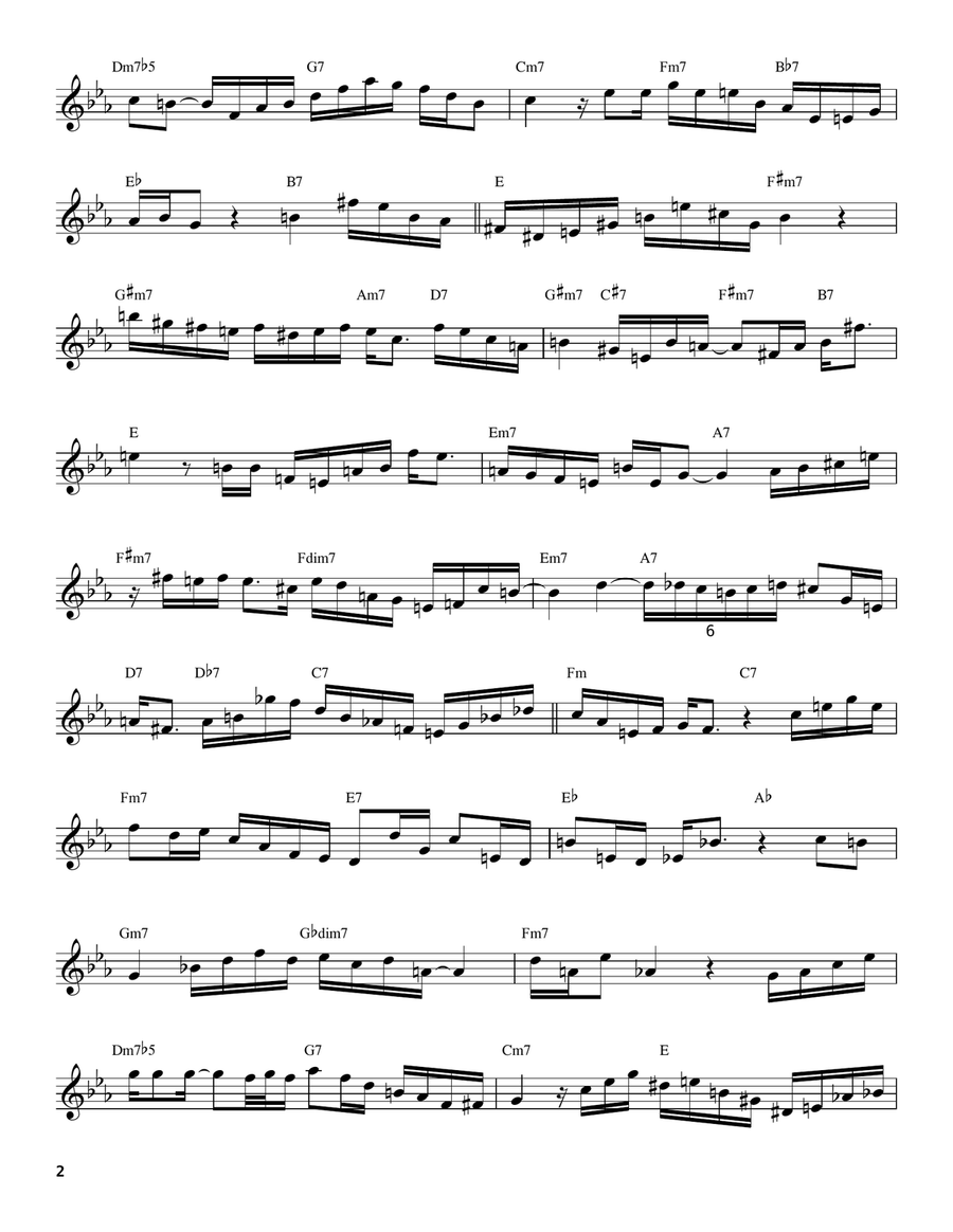 Body And Soul Tenor Saxophone scores gallery preview page 2