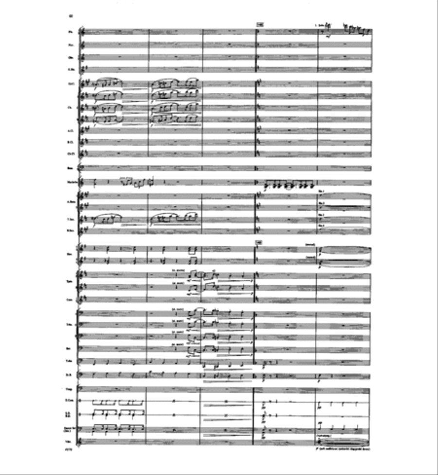 Concertino for Marimba and Winds Concert Band scores gallery preview page 58