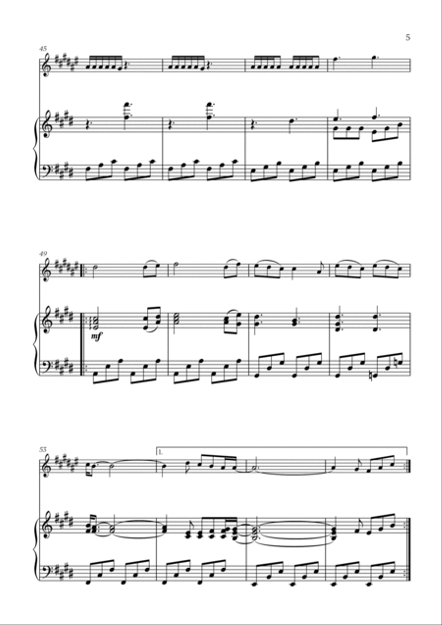 Golden Hour Trumpet Solo scores gallery preview page 5
