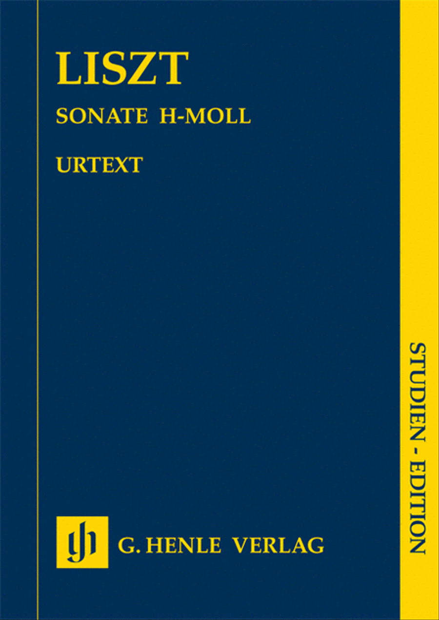 Book cover for Piano Sonata in B minor